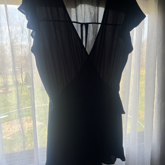 She + Sky Black Dressy Romper - Picture 5 of 6